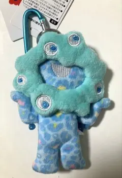 【完売】新品 大阪関西万博 ミャクミャク 立体小銭入れ （ブルー）ヒョウ柄