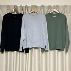 UNIQLO スウェットシャツ（色違い3点セット）