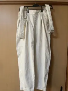 Samansa Mos2 ホワイト カジュアルパンツ