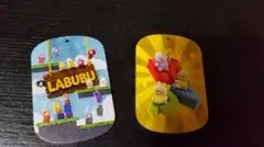 【新品未使用】LABUBU アクリルキーホルダーパーツ 2個セット