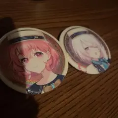 にじさんじ 缶バッジビスケット 笹木咲 椎名唯華 さくゆい