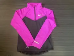 Nike Dri-FIT ハーフジップ トレーニングトップ S ピンク/ブラック