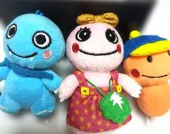 ざわざわ森のがんこちゃん がんこちゃん ぬいぐるみ ストラップ 当時物　ジャンク