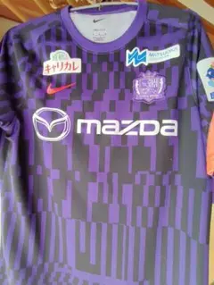 サンフレッチェ広島 Nike DRI-FIT 紫シャツ Mサイズ