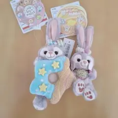 東京ディズニーシー　ステラルー　ぬいぐるみバッジ　2つセット