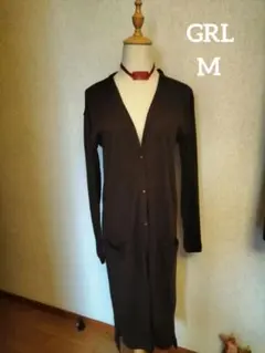 【GRL】ロングカーディガン•ジレ✦M✦新品未使用