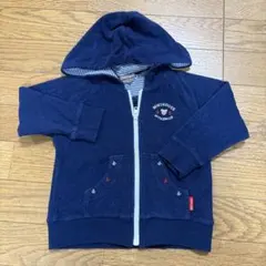 Miki House パーカー90cm ネイビー