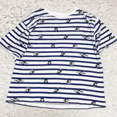ディズニー ミッキーマウス Tシャツ L レディース 半袖 ボーダー マリンのサムネイル