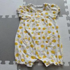 レモン柄ロンパース 70cm