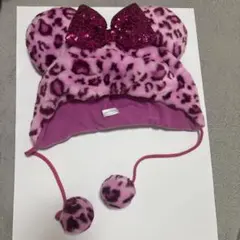Disney ミニー ヒョウ柄 ファンキャップ ピンクのサムネイル