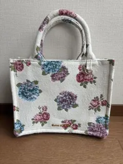 Maison de FLEUR 日比谷花壇コラボ　薔薇×紫陽花 スクエアトート