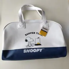 SNOOPY ボストンバッグ スヌーピー ホワイト