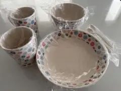 プラスチック食器セット7点