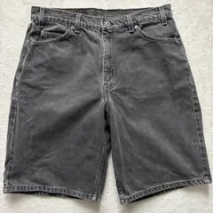 90sリーバイス550ブラックデニム ハーフパンツUSA製W36Levi's - メルカリ