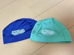 セントラルスポーツ 帽子 緑　紺　２つセット　名前記入無し　　Mサイズ　美品