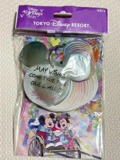 ディズニー2016七夕限定！ミッキー型メモ用紙