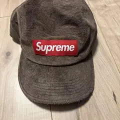 Supreme suede camp CAP BROWN