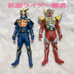仮面ライダー鎧武　ソフビ　仮面ライダー鎧武　バロン　2体