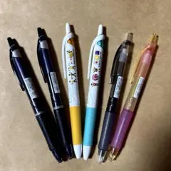 PILOT ボールペン アクロボール　6本セット　1.0 & 0.7 &0.5