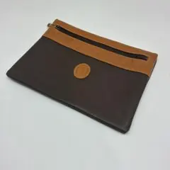 美品　TRUSSARDI トラサルディ ポーチ PVC×レザーのサムネイル