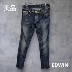 EDWIN ダークブルーデニム スリムフィット　 Y2K