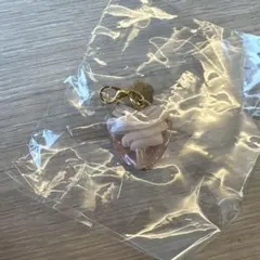 【新品】ハンドメイド チャーム ハート マーブル パステルカラー ピンク