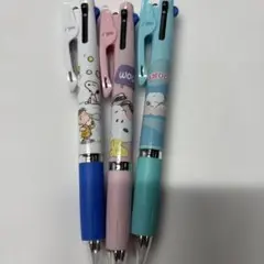 スヌーピー ボールペン 3本セット