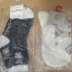 【新品】子ども用靴下 2足セット 13〜15cm ヘンケル／花柄 キッズソックス