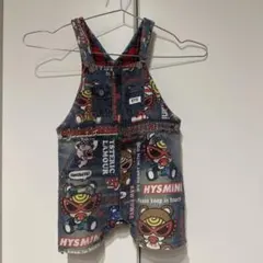 HYSTERIC MINI 総柄オーバーオール