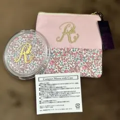 Afternoon Tea 花柄ポーチとミラー　プレゼント　イニシャルRのサムネイル