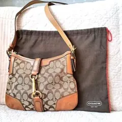 新年★sale 【COACHコーチ☆ショルダーバッグ&保存用布袋】 収納軽い