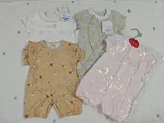 新生児カバーオール女の子50-60cm