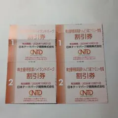 那須ハイランドパーク りんどう湖ファミリー牧場 株主優待割引券