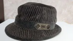 DAKS コーデュロイ バケットハット S 55cm　小顔な方向け　ブラウン