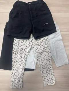 コムサデモード　裏起毛ショートパンツとスパッツ4点セット まとめ売り 冬用