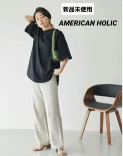 【 新品 未使用 】 アメリカンホリック　Daily 裾ラウンドカット Tシャツ