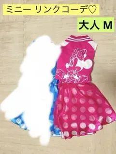 ディズニー リンクコーデ ミニー レディース スカート スタジャン ピンクのみ