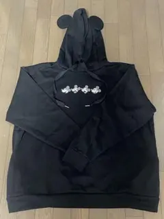 ミッキーマウス 耳付きフードパーカー