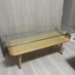 ニトリ センターテーブル ガラステーブル CTノルディック BF-69 - メルカリ