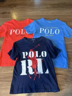 Polo Ralph Lauren Tシャツ 3枚セット 140