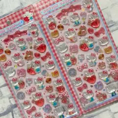 【国内正規品】 第2弾 ボンボンドロップシール サンリオ ハローキティ 赤