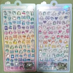 新品未開封★ボンボンドロップシール ミニ2種セット★めろめろ＆なないろボンボン