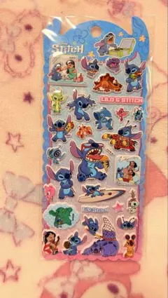 スティッチ　立体シール