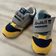 【キッズ】スニーカー　ミキハウス×ミズノ　ダブルビー　19㌢のサムネイル