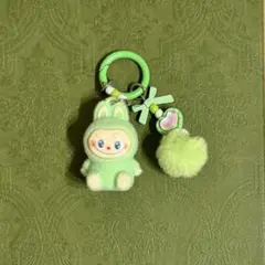 ラブブ ミニキーホルダー グレー
