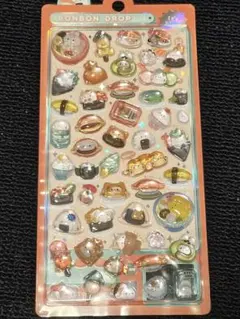 ボンボンドロップ　シール　新作　正規品　めしめしぼんぼん