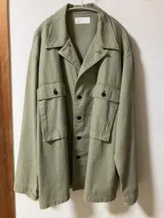 chimalaミリタリージャケット オリーブグリーン