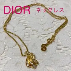 クリスチャン　ディオール　ネックレス　ヴィンテージ　Dior ゴールド