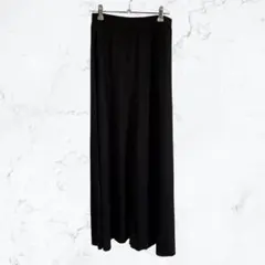 14104 INGNI イング ロングスカート ブラック ウエストゴム 黒 Mのサムネイル