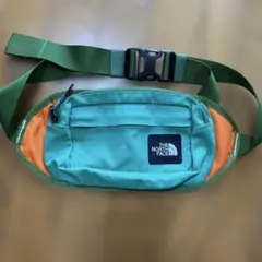 THE NORTH FACE ボディバッグ ターコイズ/オレンジ